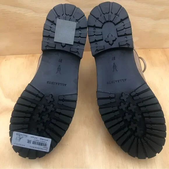 New All Saints Paulina Suede Boots Women’s Size 7 - Picture 8 of 11